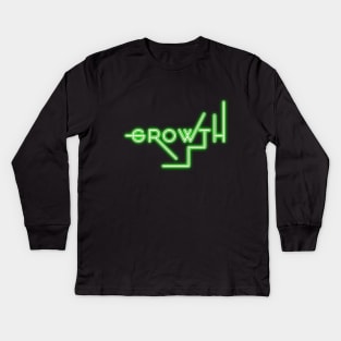 Neon Growth Kids Long Sleeve T-Shirt